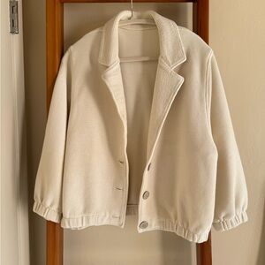 American Apparel Cotton Ottoman Ribbed Jacket